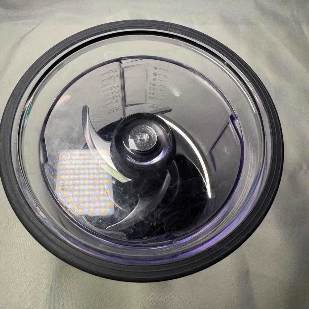 Ninja Express Chop Replacement 16oz 2 Cup Bowl with Storage Lid and Splash Guard